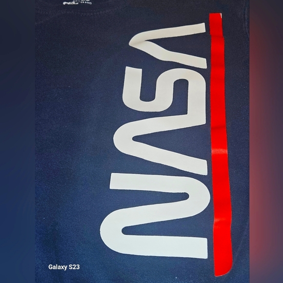 Eighty Eight NASA Sweatshirt Boys Size Youth Large 14 Color Blue - Picture 3 of 6